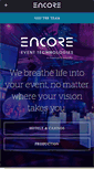 Mobile Screenshot of encore-us.com